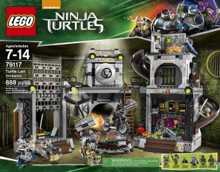LEGO Ninja Turtles 79117 Turtle Lair Invasion Lego ve Yapı Oyuncakları kullananlar yorumlar